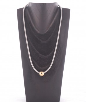 Antonio Ben Chimol - Steel necklace in silver